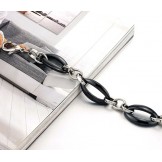 Wide Varieties Female Ellipse Tungsten Ceramic Bracelet 