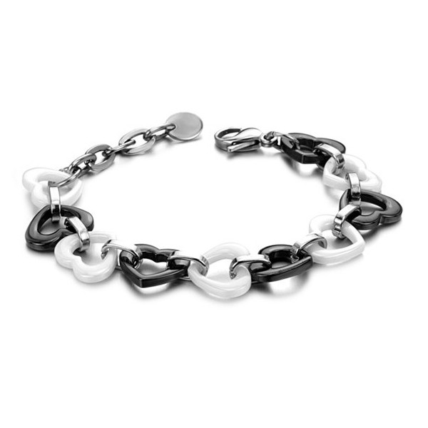 Complete in Specifications Sweetheart Tungsten Ceramic Bracelet ...