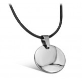 High Quality Round Tungsten Ceramic Necklace 