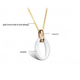 Wide Varieties Female White Tungsten Ceramic Necklace