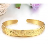 High Quality Female 18K Gold-Plated Bangle 