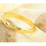 Reliable Reputation Female Scrub 18K Gold-Plated Bangle