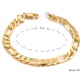 Easy to Use Male 18K Gold-Plated Bracelet 