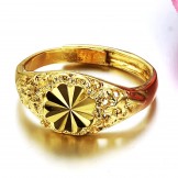 Quality and Quantity Assured Female Classic 18K Gold-Plated Ring 
