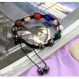 Complete in Specifications Female Ball Shape Crystal Drill Bracelet