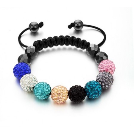 Stable Quality Female Ball Shape Crystal Bracelet 