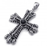 Titanium Cross Pendant Necklace (Free Chain)