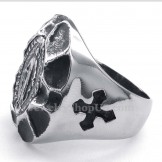 Titanium Virgin Mary Ring