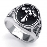 Titanium Cross Ring