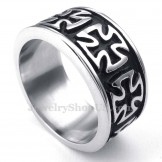 Titanium Cross Ring