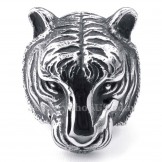 Titanium Tiger Head Ring