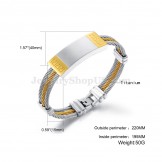 Exquisite Men's Titanium Bracelet N755