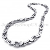 Exquisite Men's Titanium Necklace Chain