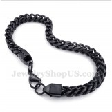 Men's Titanium Black Bracelet
