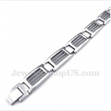 Men's Titanium Cable Bracelet