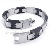 Men's Titanium Black Bracelet