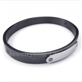 Men's Titanium Black Bracelet