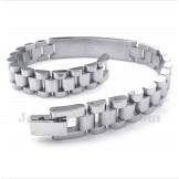Men's Titanium Bracelet with Crystal