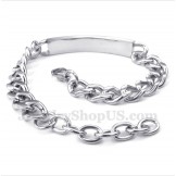 Women's Titanium Crystal Couple's Bracelet
