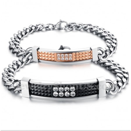 Men's Titanium Couple's Bracelet