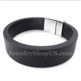 Men's Leather Magnet Bracelet