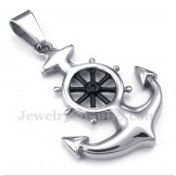 Men's Titanium Rudder Pendant with Free Chain