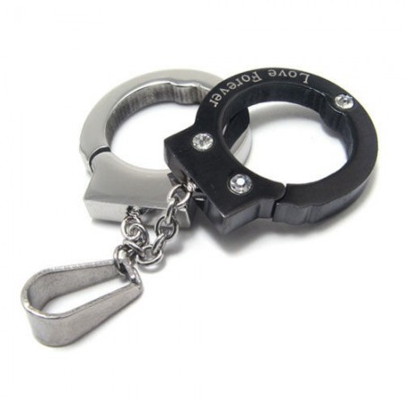 Noble Man Love Handcuff Pure Titanium necklace Pendant 15150