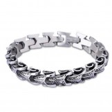 Mens Titanium Chain Bracelet
